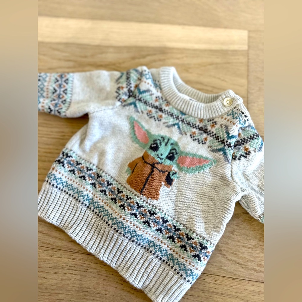 Star Wars baby yoda Christmas sweater winter sweater warm
